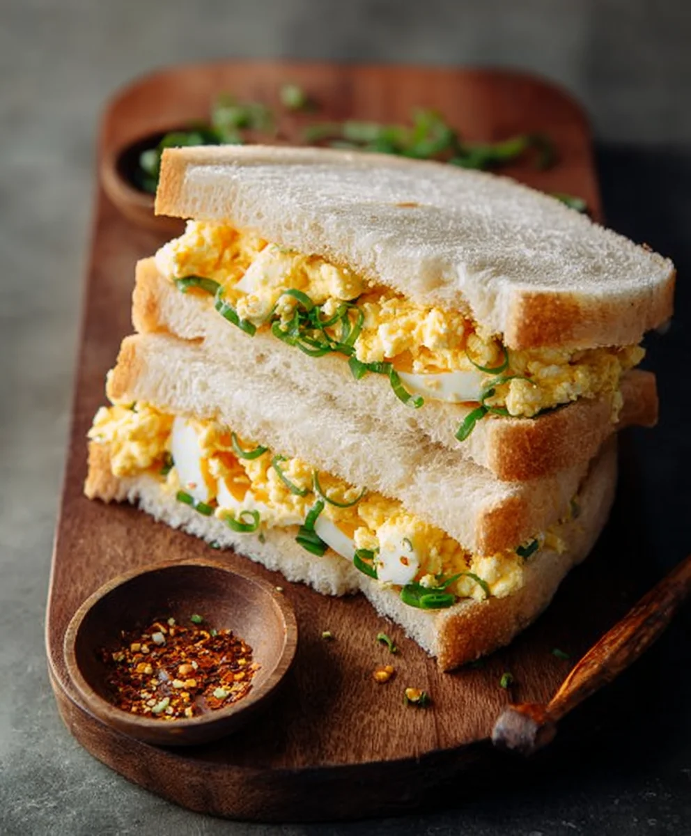 Japanese Egg Sandwich - Easy Tamago Sando Recipe