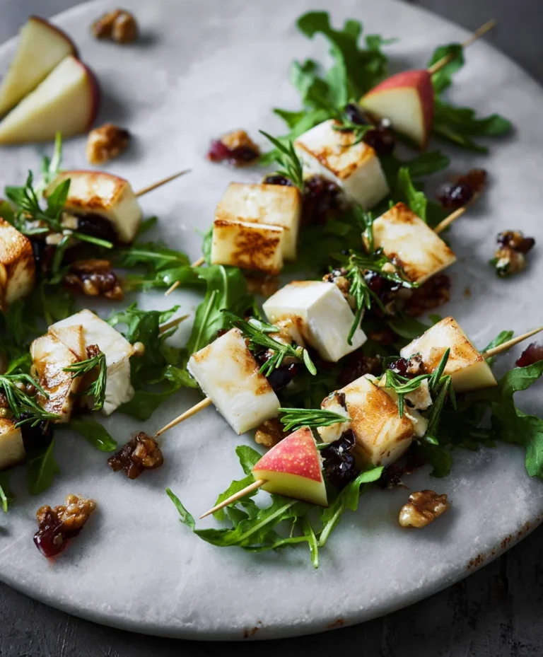 Pear Brie Salad Skewers – Easy Appetizer Idea