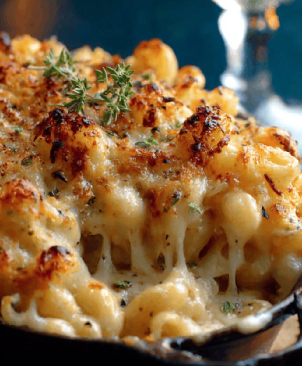 French Onion Soup Mac Cheese - Comfort Food Twist