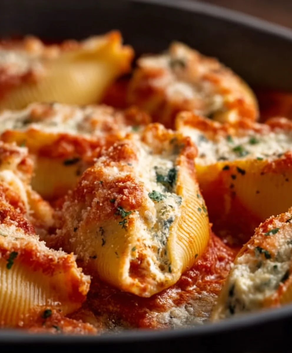 Christmas Stuffed Shells-Festive Holiday Comfort Food