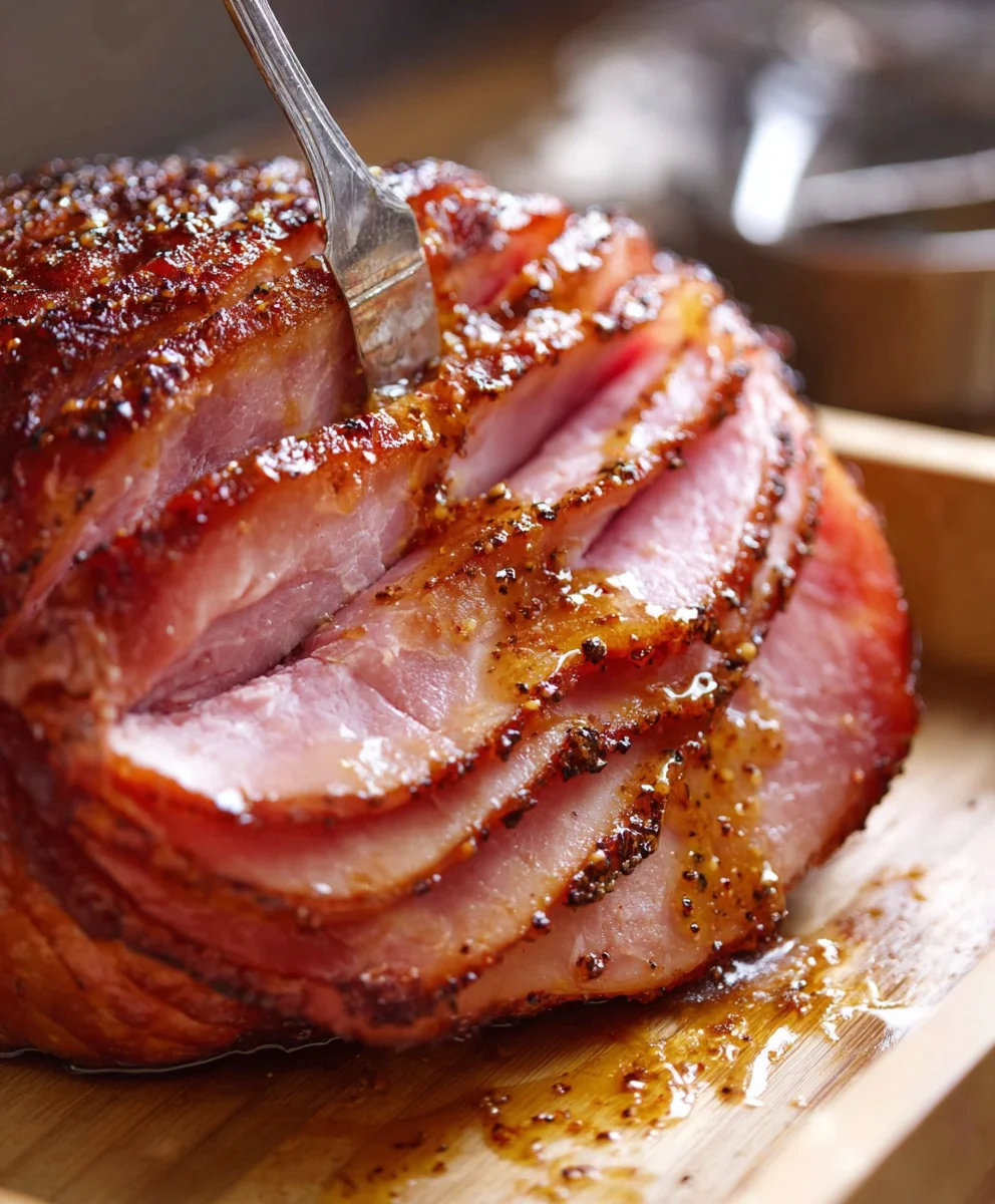 Brown Sugar Glazed Baked Beef Beef Ham Recipe